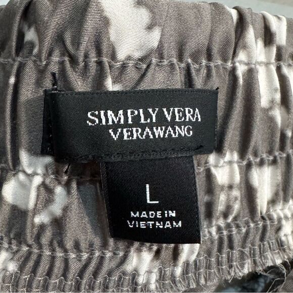 SALE! Gray Simply Vera Spotted Teardrop Maxi Skirt Size L EUC - Picture 7 of 7